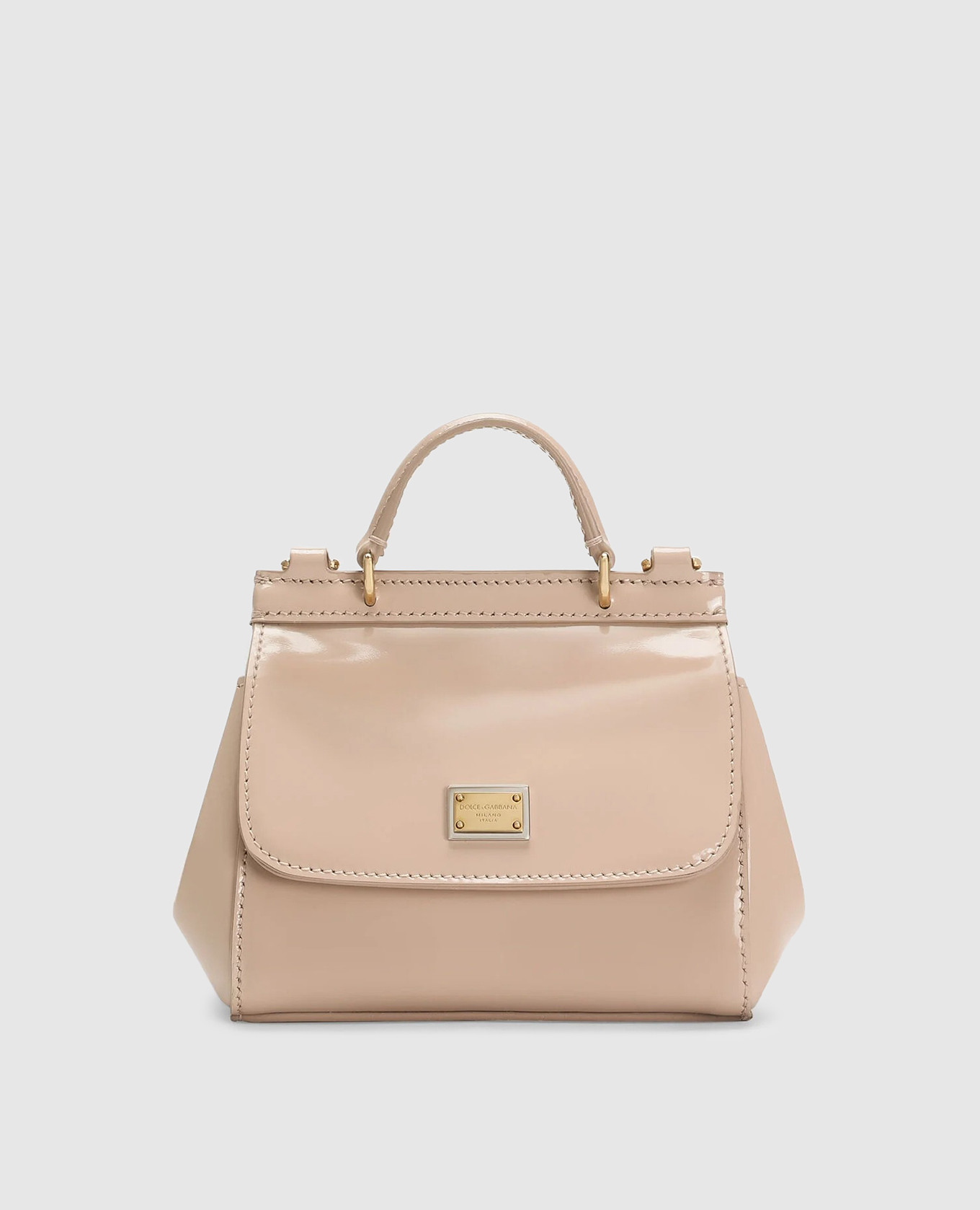 

Children's beige patent leather mini bag Sicily Dolce&Gabbana