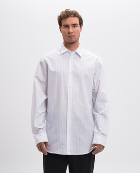 Ann Demeulemeester Benard white striped shirt 2402MSH07FA518