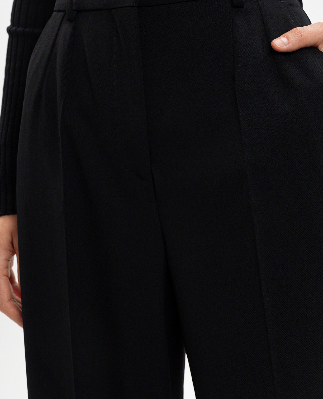 

Black wool trousers with lapels Dolce&Gabbana