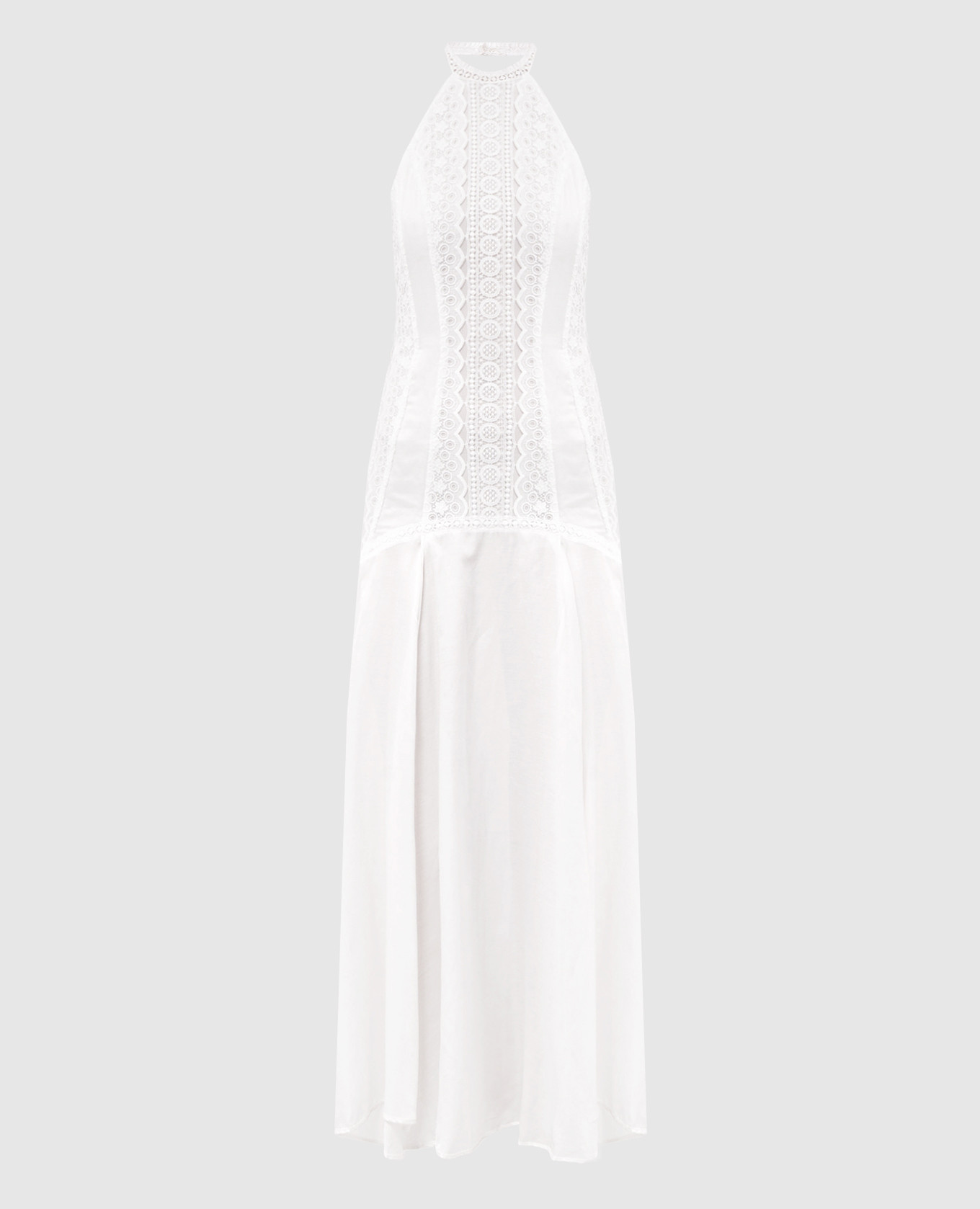 

Tarel white silk lace dress Charo Ruiz