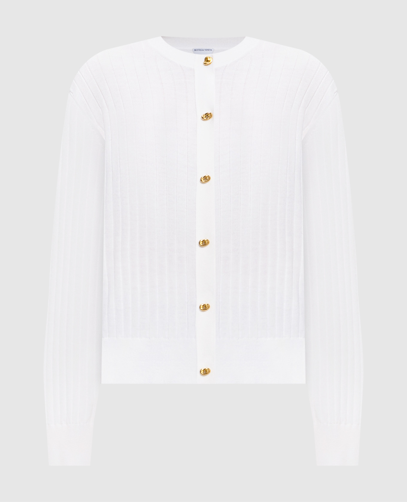 

White wool cardigan Bottega Veneta