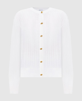 Bottega Veneta White wool cardigan 835337V5L70