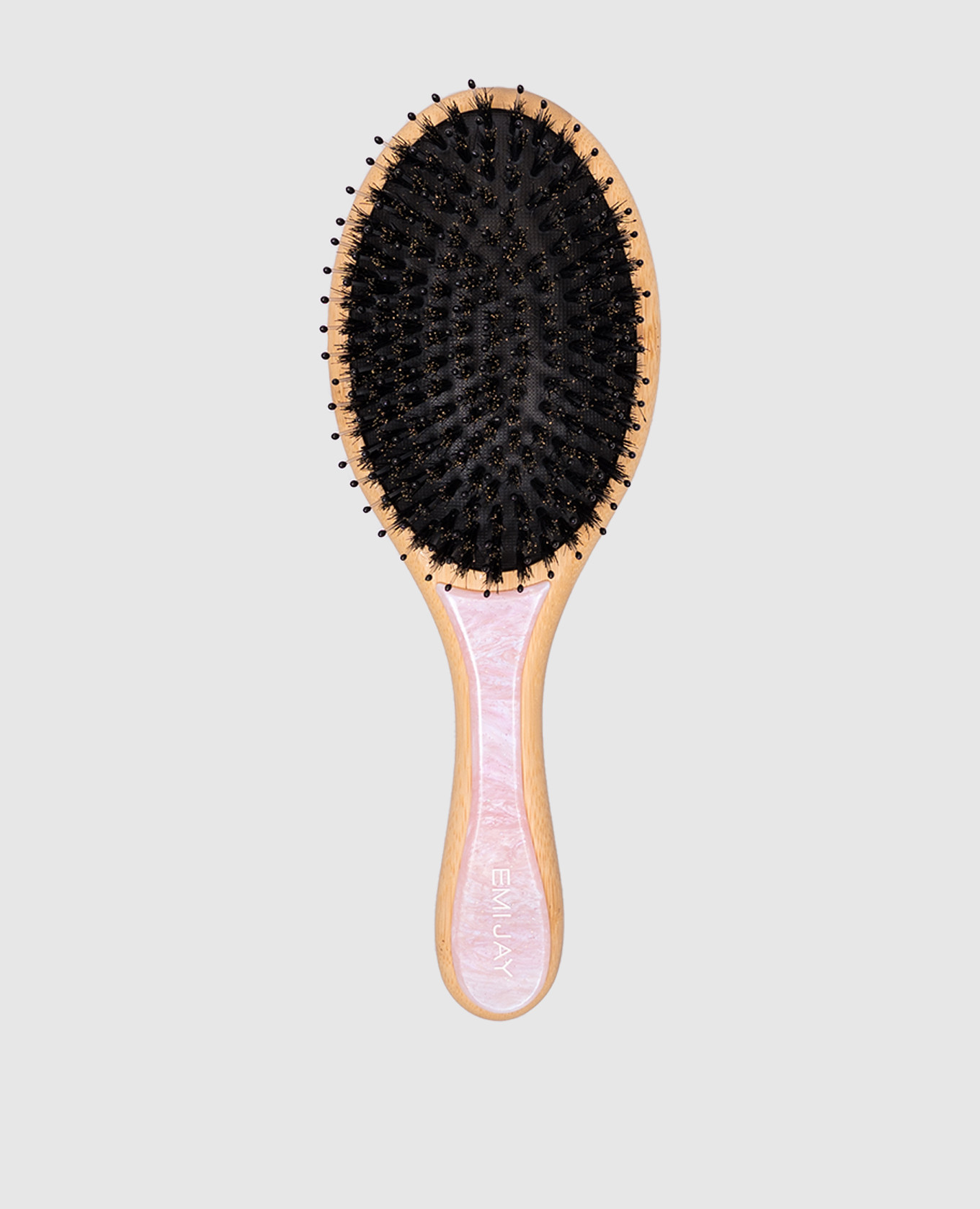 

Pink hairbrush with holographic effect Emi Jay
