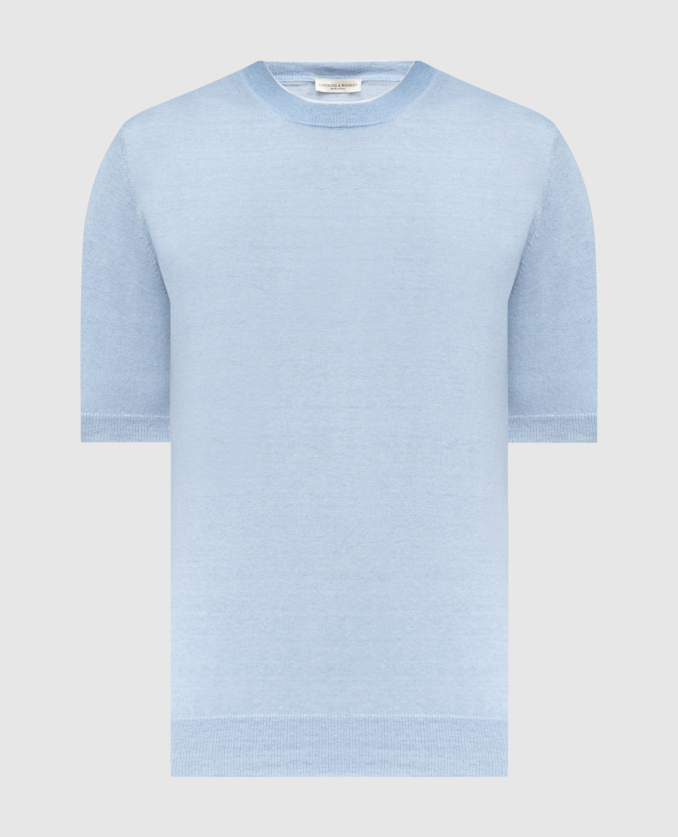 Blue linen t-shirt Cashmere&Whiskey