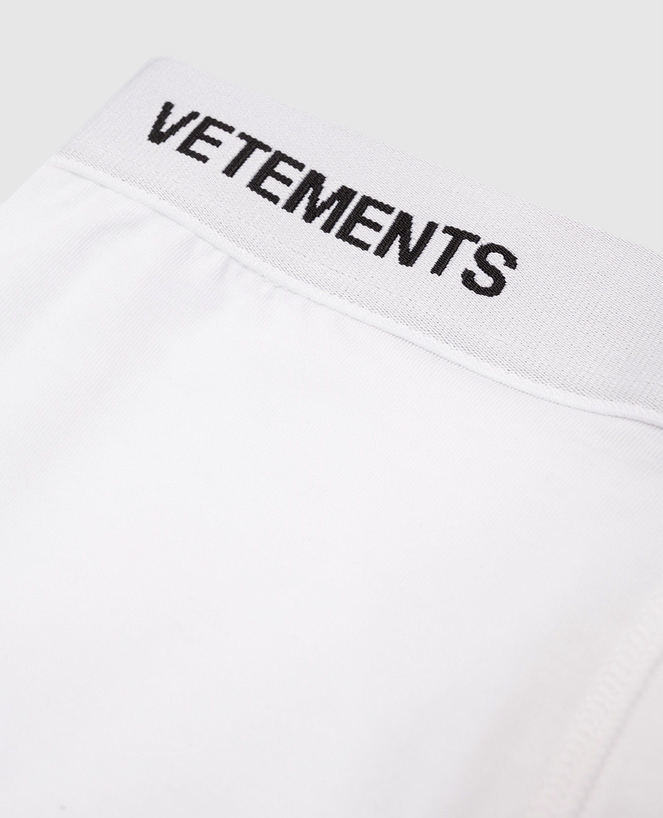 

White boxer briefs with logo Vetements
