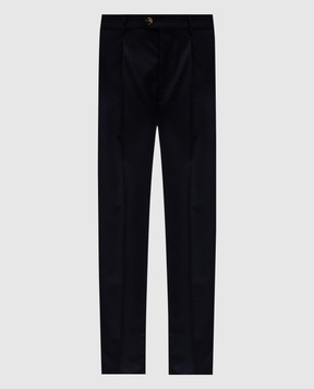 Brunello Cucinelli Blue wool pants ME226E1450