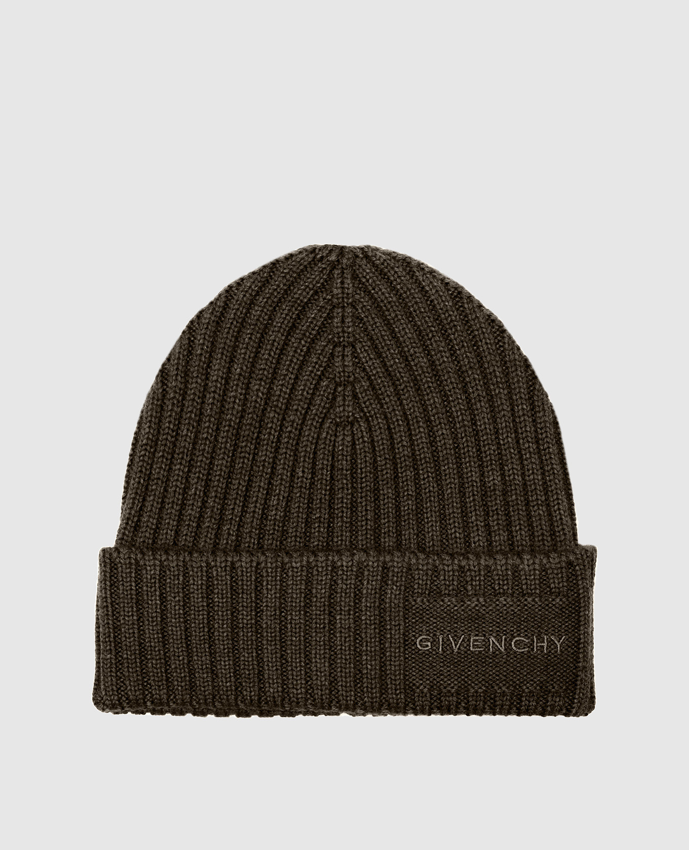 

Green wool hat with logo Givenchy