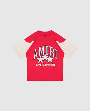 AMIRI Children's red t-shirt AMIRI STAR AKJYTE1021