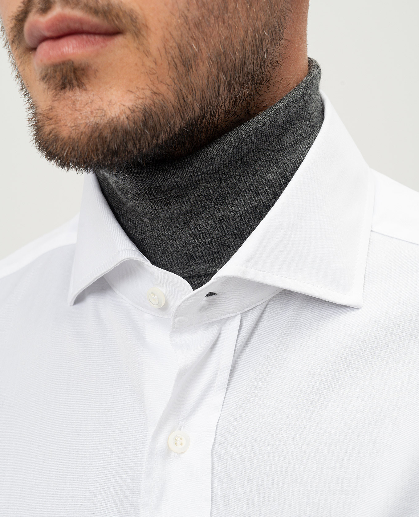 White shirt with a figured bottom Brunello Cucinelli 5