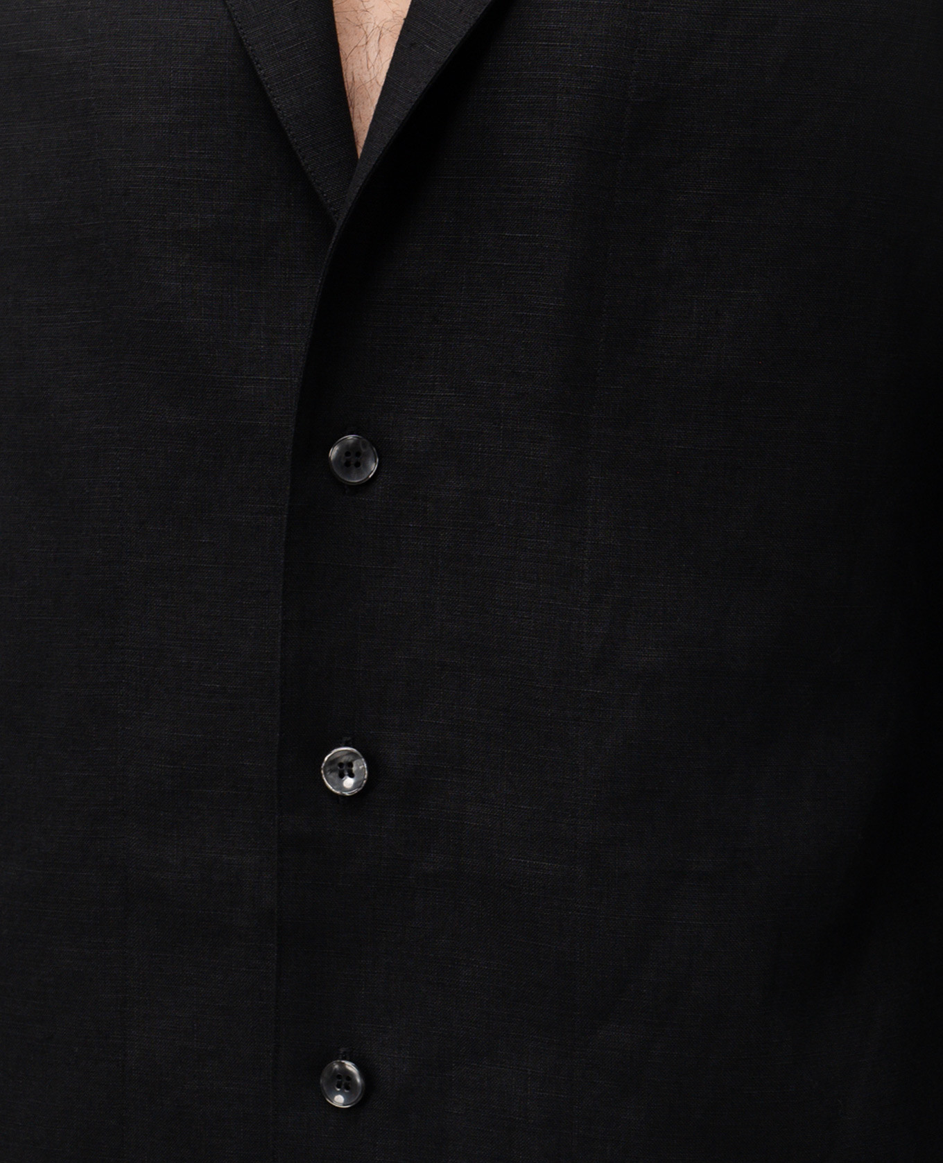 Black linen shirt Dolce&Gabbana 5