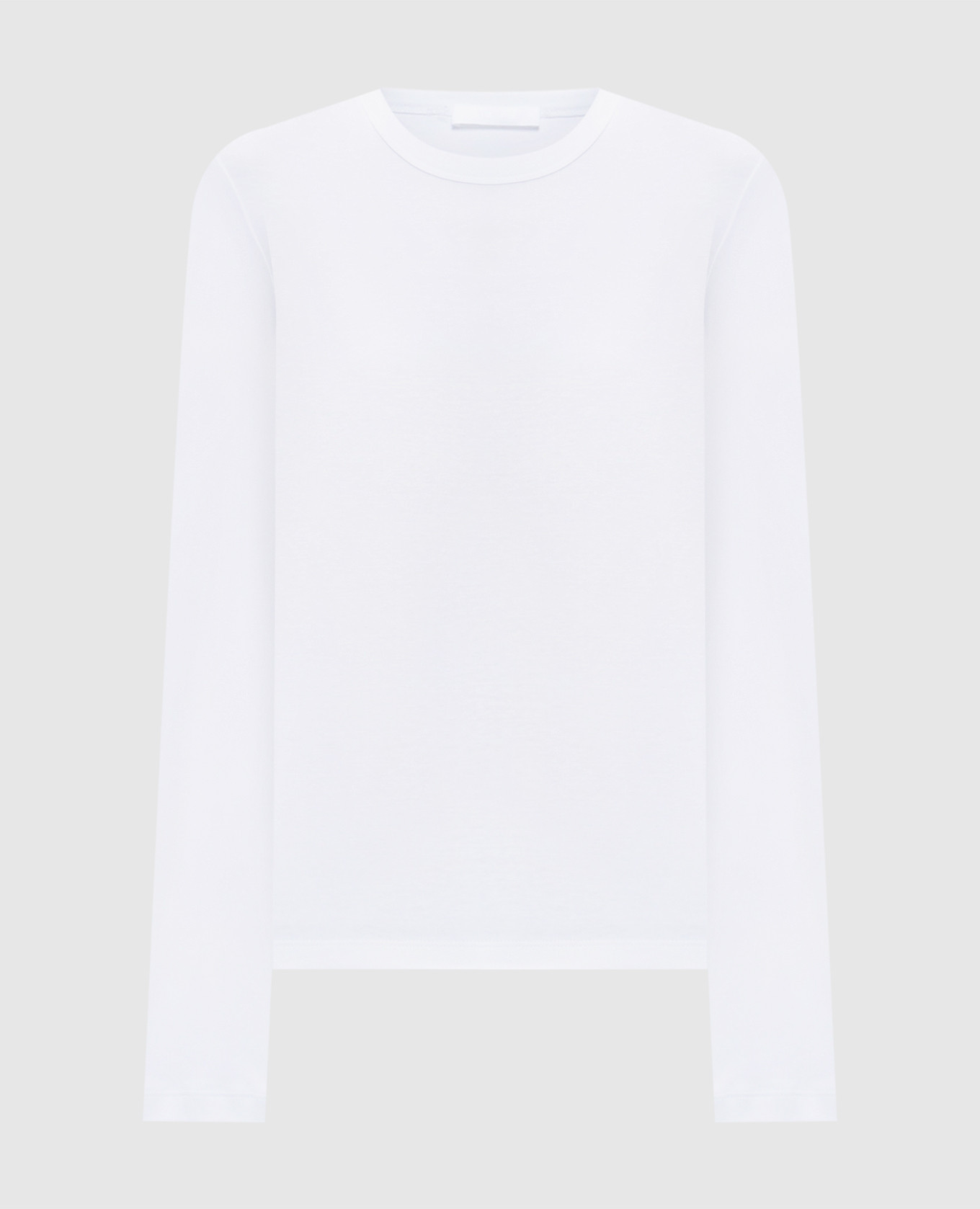 

White longsleeve with logo Helmut Lang, Белый