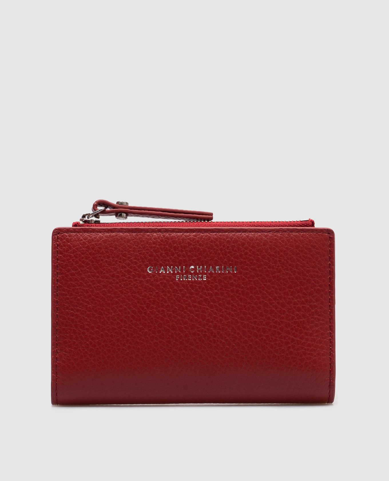 

Red leather wallet GRN with logo Gianni Chiarini
