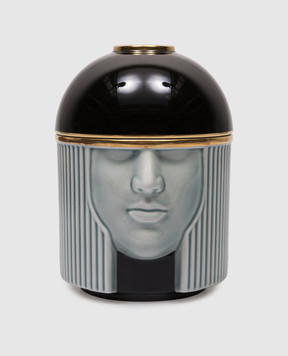 Ginori 1735 L'Amazzone grey porcelain diffuser holder 179RG05FC0020LX0150
