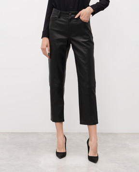Simonetta Ravizza Black leather pants KORAL F05PS72L1