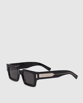 Saint Laurent Black sunglasses 572 with logo 736432Y9956