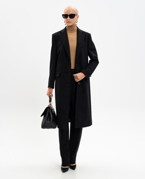 Dolce&Gabbana Black coat with wool and cashmere F0W3ATGDDC1