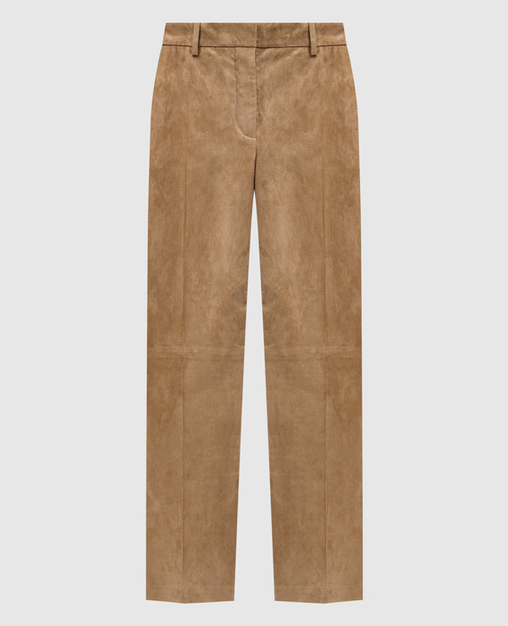 Coleman beige suede pants