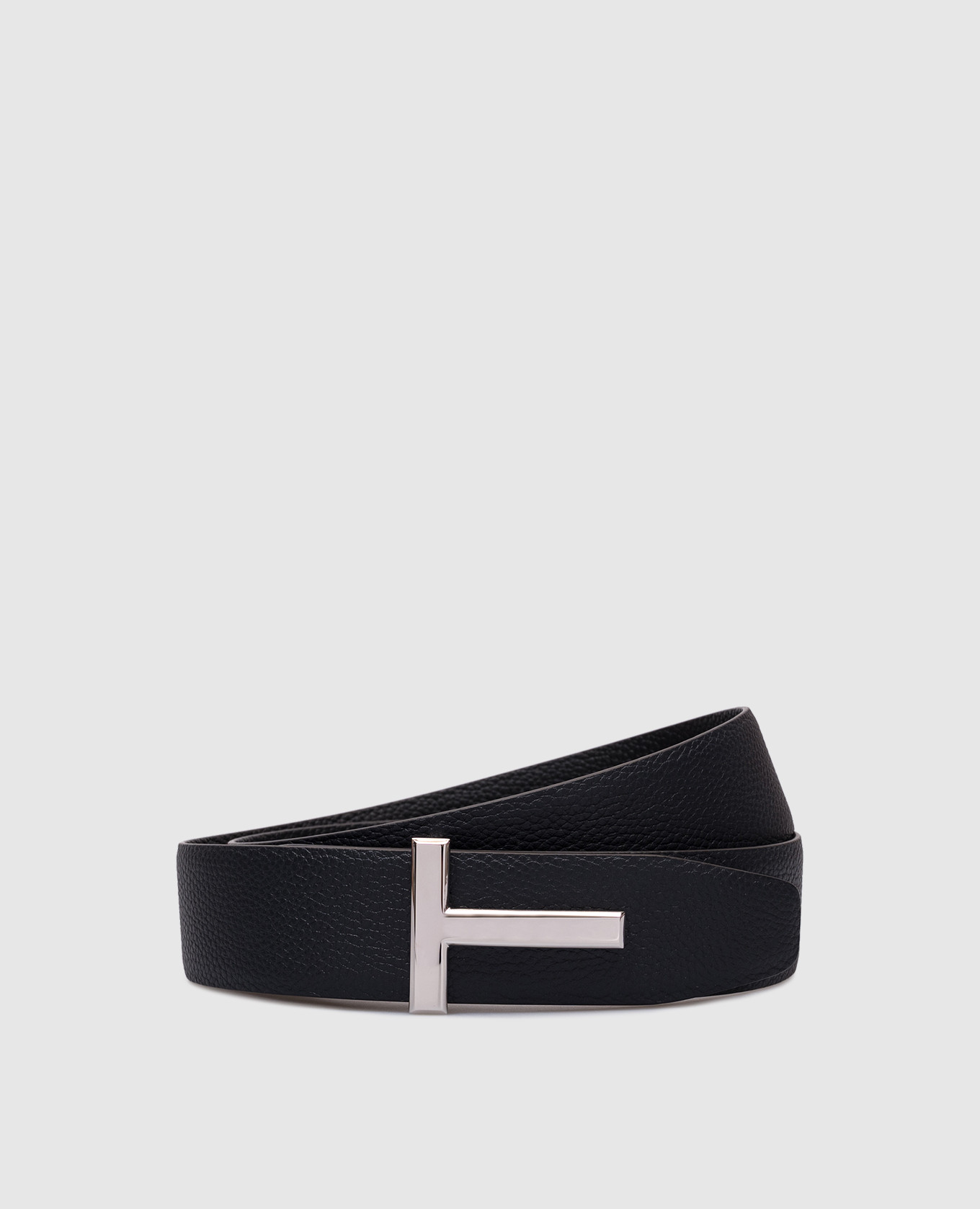 

Black leather belt T ICON Tom Ford