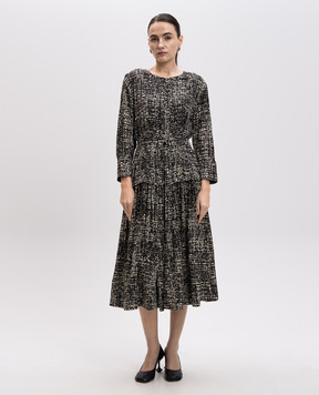 PROENZA SCHOULER Harlow black patterned dress R2513012BYP137