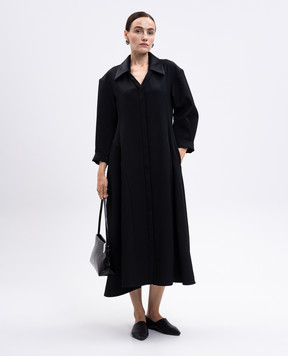 Jil Sander Black wool shirt dress J02CT0522J40002