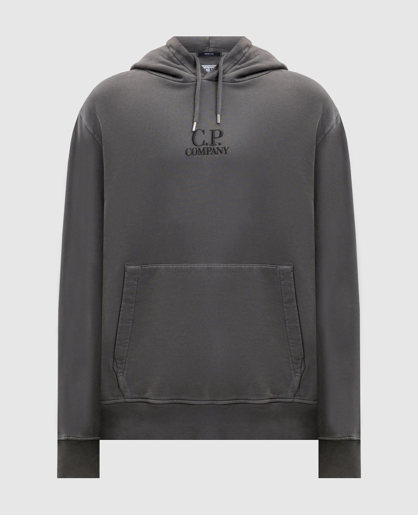 Green hoodie with logo C.P. Company