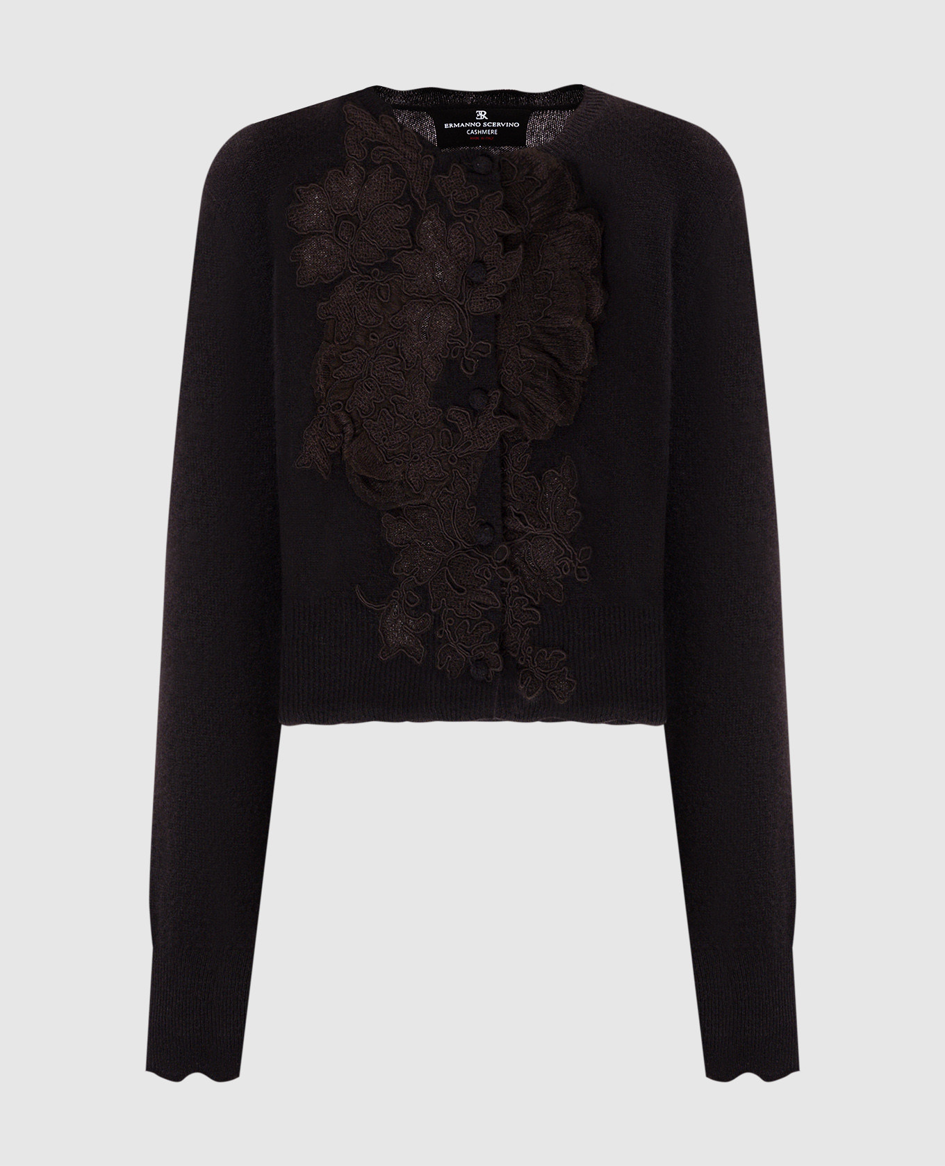 

Brown cashmere cardigan Ermanno Scervino