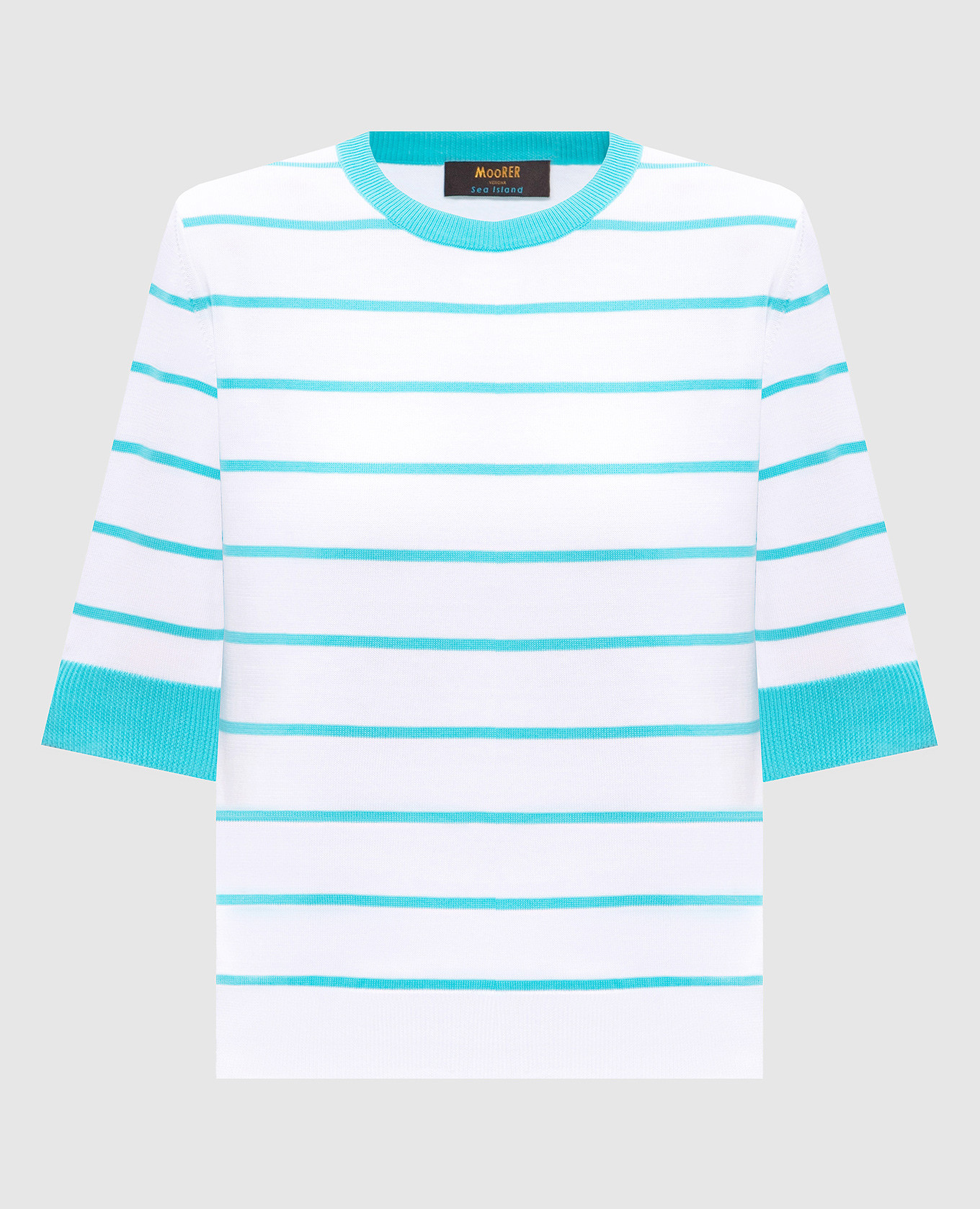 

ARLETTE white striped T-shirt MooRER