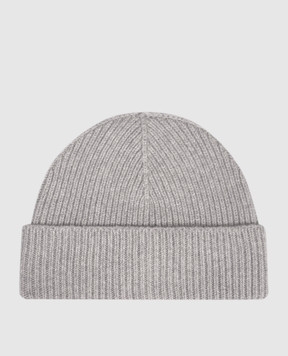 Cashmere&Whiskey Gray cashmere hat AU1891305341MI