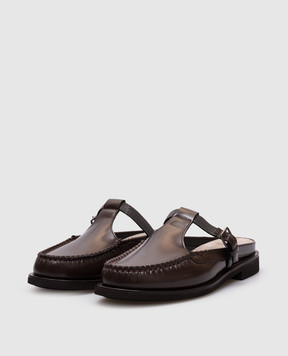 Brunello Cucinelli Brown leather mules MZVNG2868