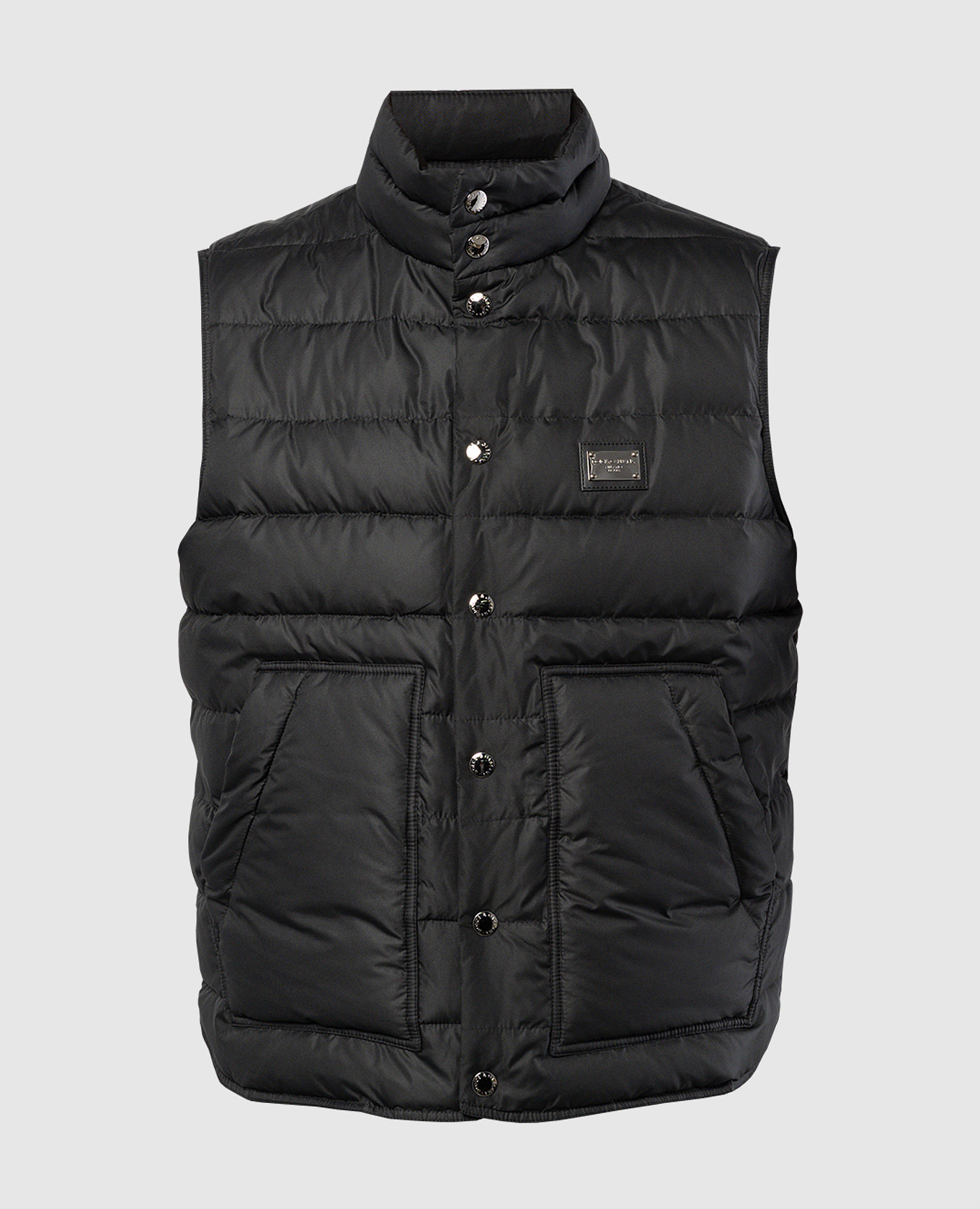 

Black vest with metal logo Dolce&Gabbana