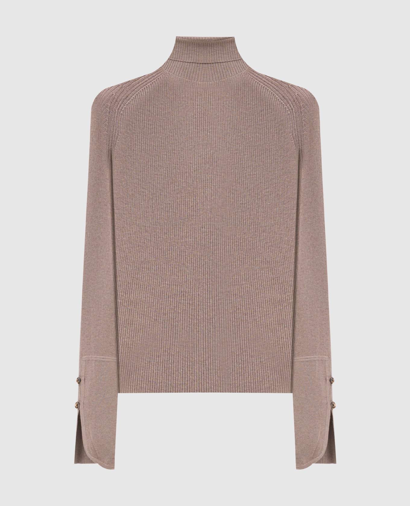 Beige Belle silk and cashmere turtleneck PROENZA SCHOULER