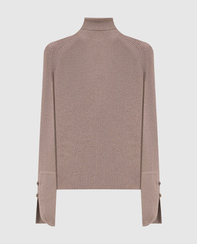 PROENZA SCHOULER Beige Belle silk and cashmere turtleneck R2537348KS052