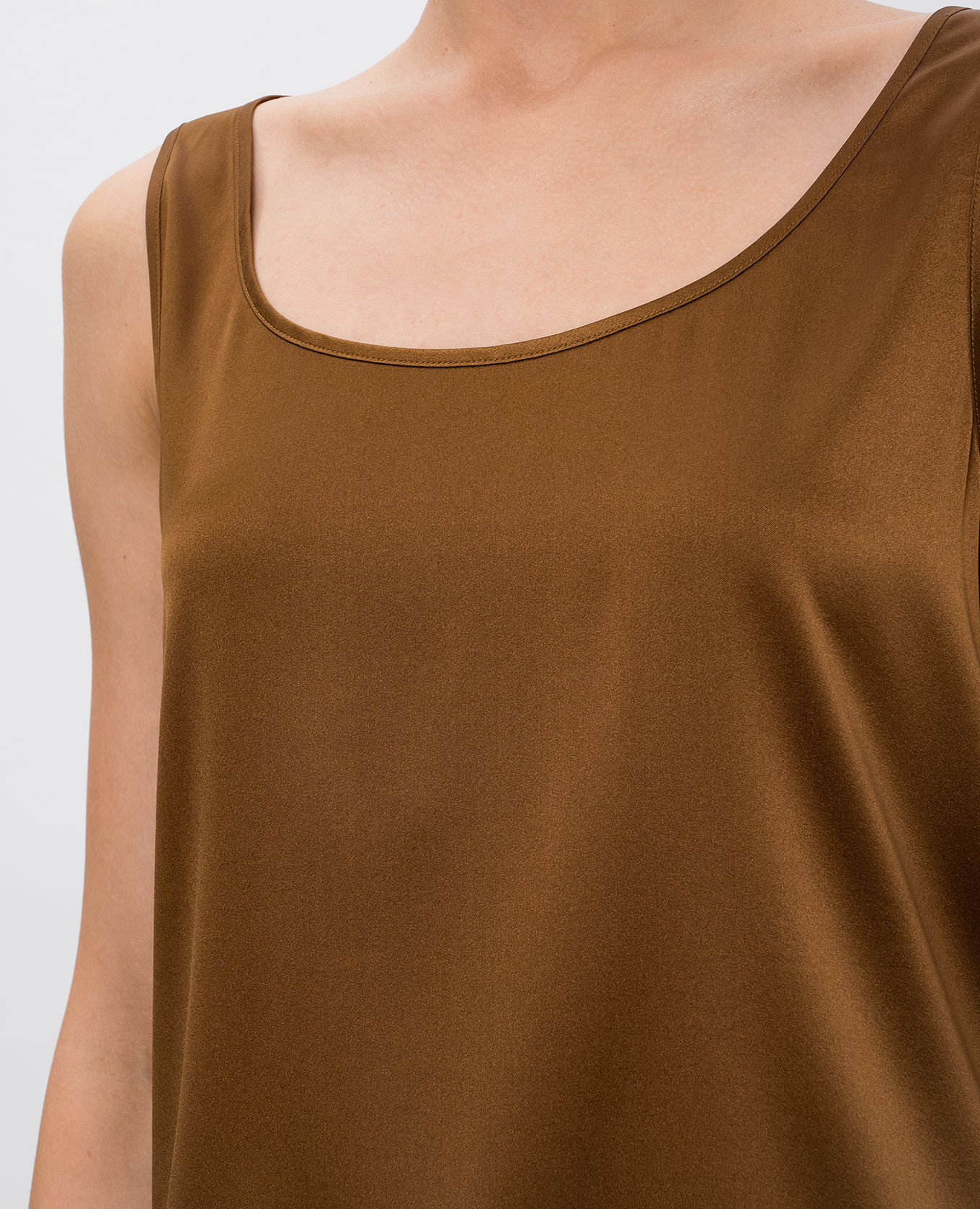 Brown PAN silk top Max Mara 5