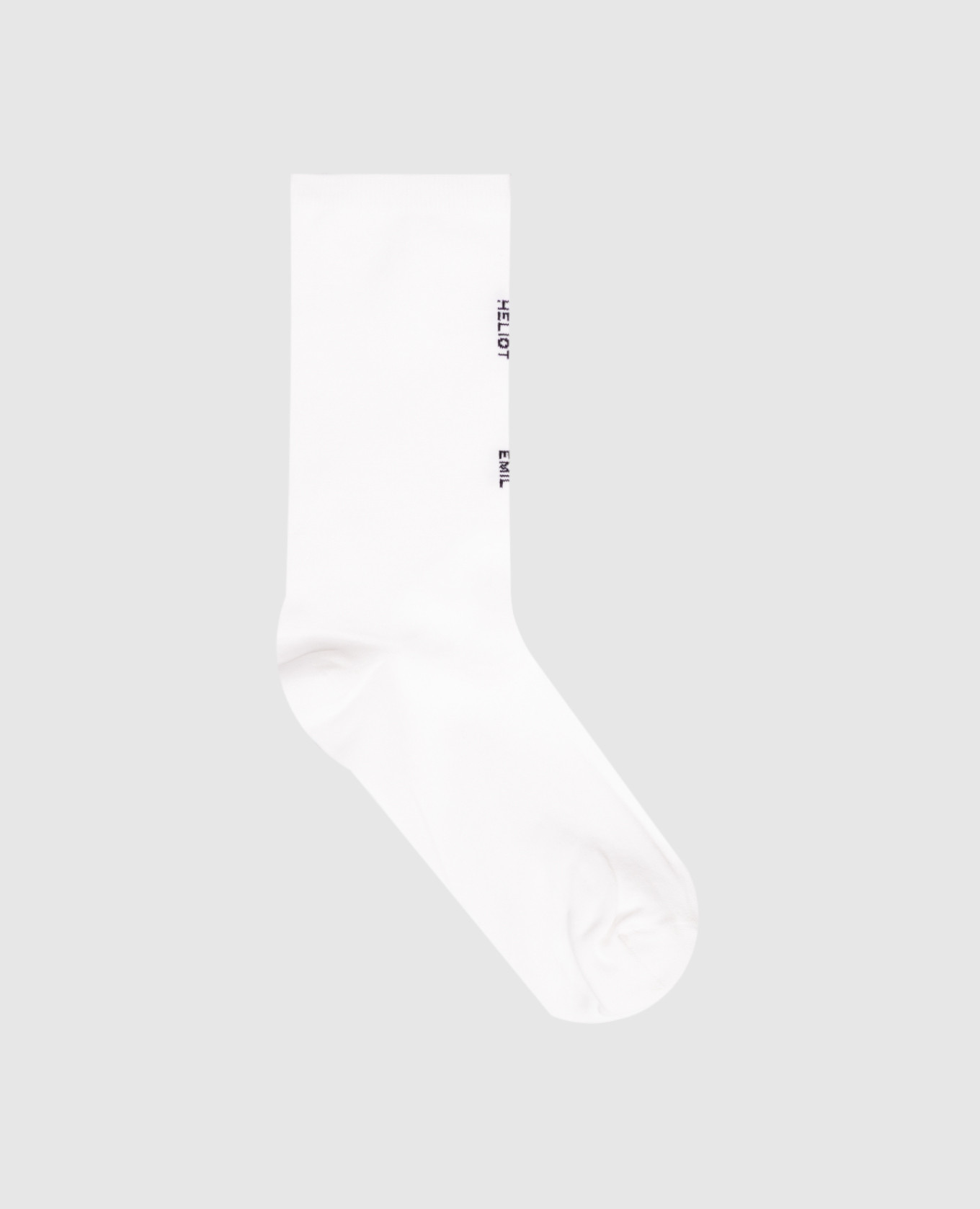 White socks with logo pattern Heliot Emil