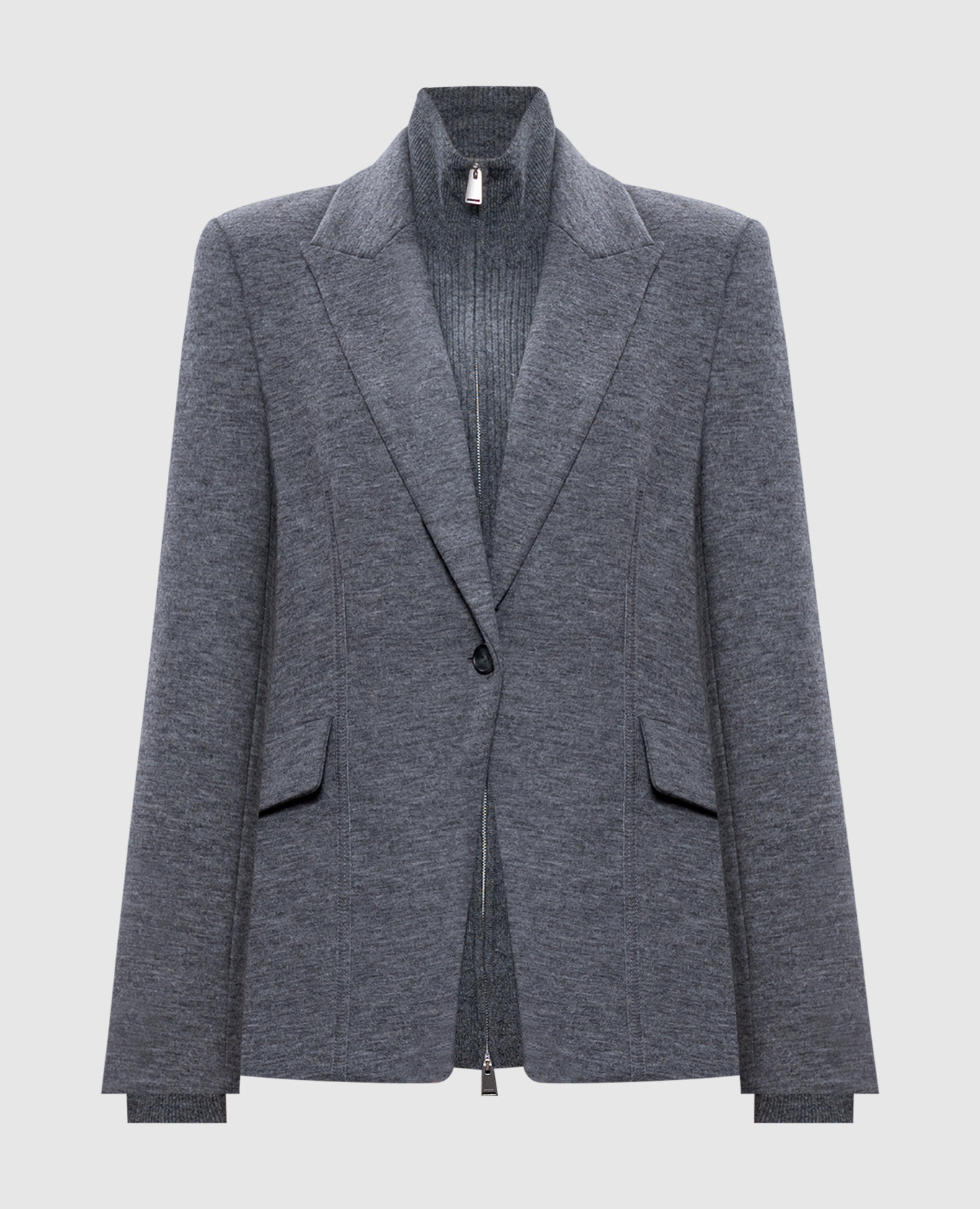 

Gray Auden jacket with wool Simkhai, Серый