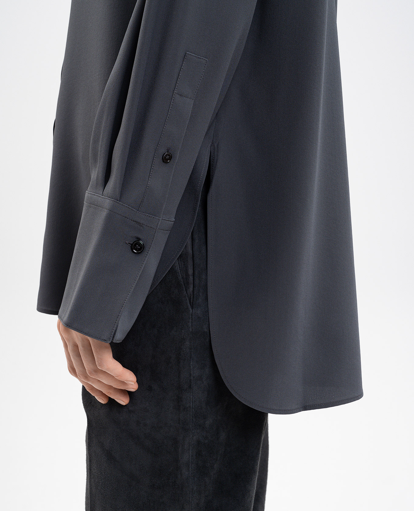 Joe grey silk blouse JOSEPH 5