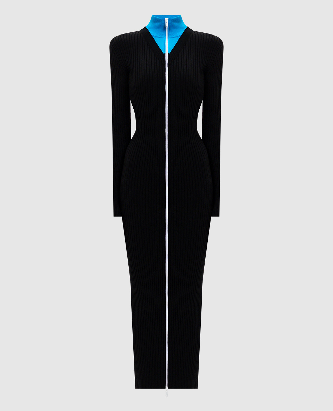 Black KIWI ribbed dress SSHEENA