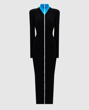 SSHEENA Black KIWI ribbed dress 25FWKIWIFF25001