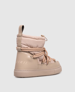 Inuikii Children's beige Mountain boots 300100301012632