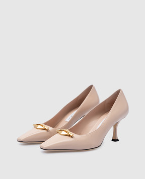 Jimmy Choo Beige leather Ryker shoes RYKER70BXK