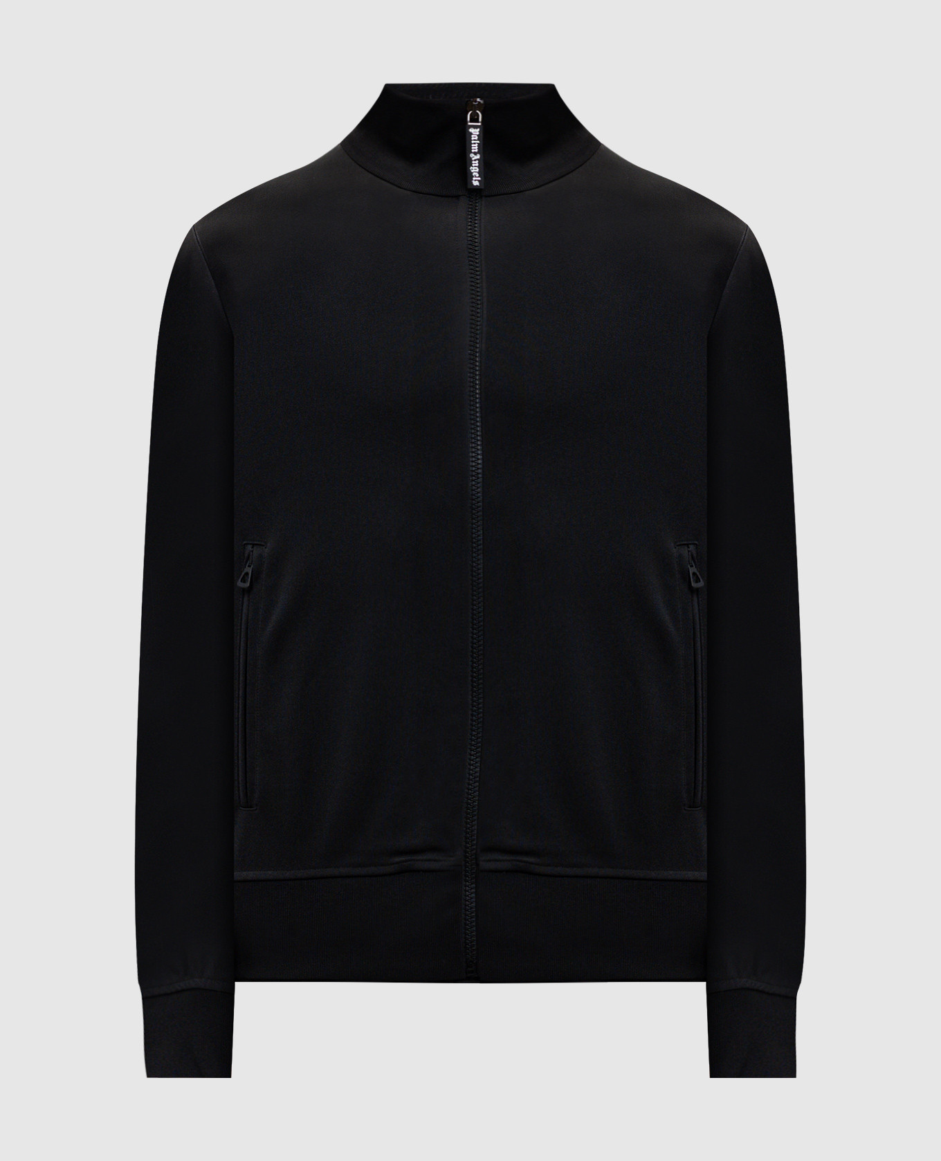 

Black sports jacket with logo print Palm Angels