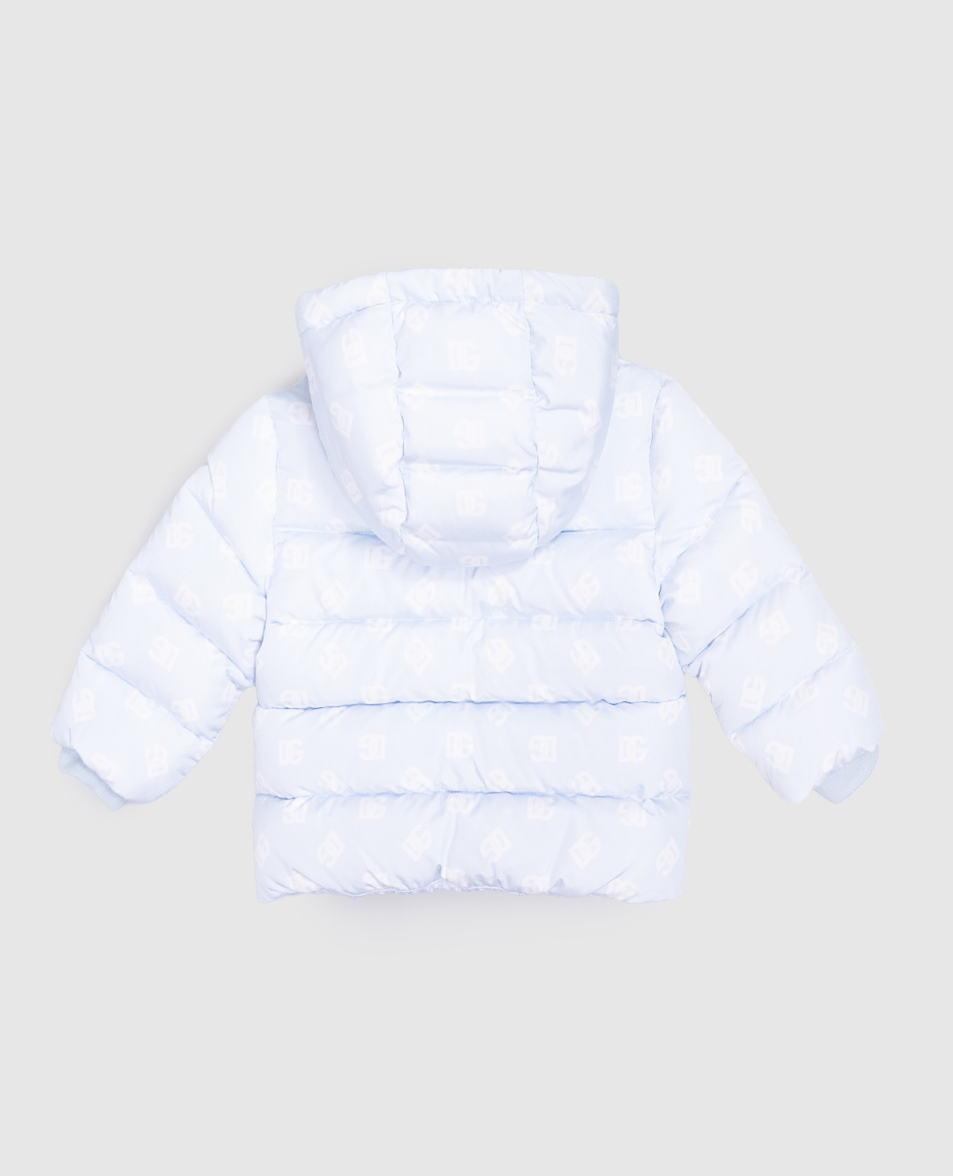 

Children's blue down jacket with DG logo print Dolce&Gabbana, Light blue
