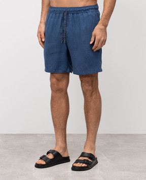 Sease Blue hemp swim shorts PB038TN359