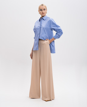 Max Mara Beige wool palazzos NINFA NINFA