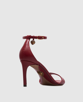 Dolce&Gabbana Red leather sandals CR1774A5738