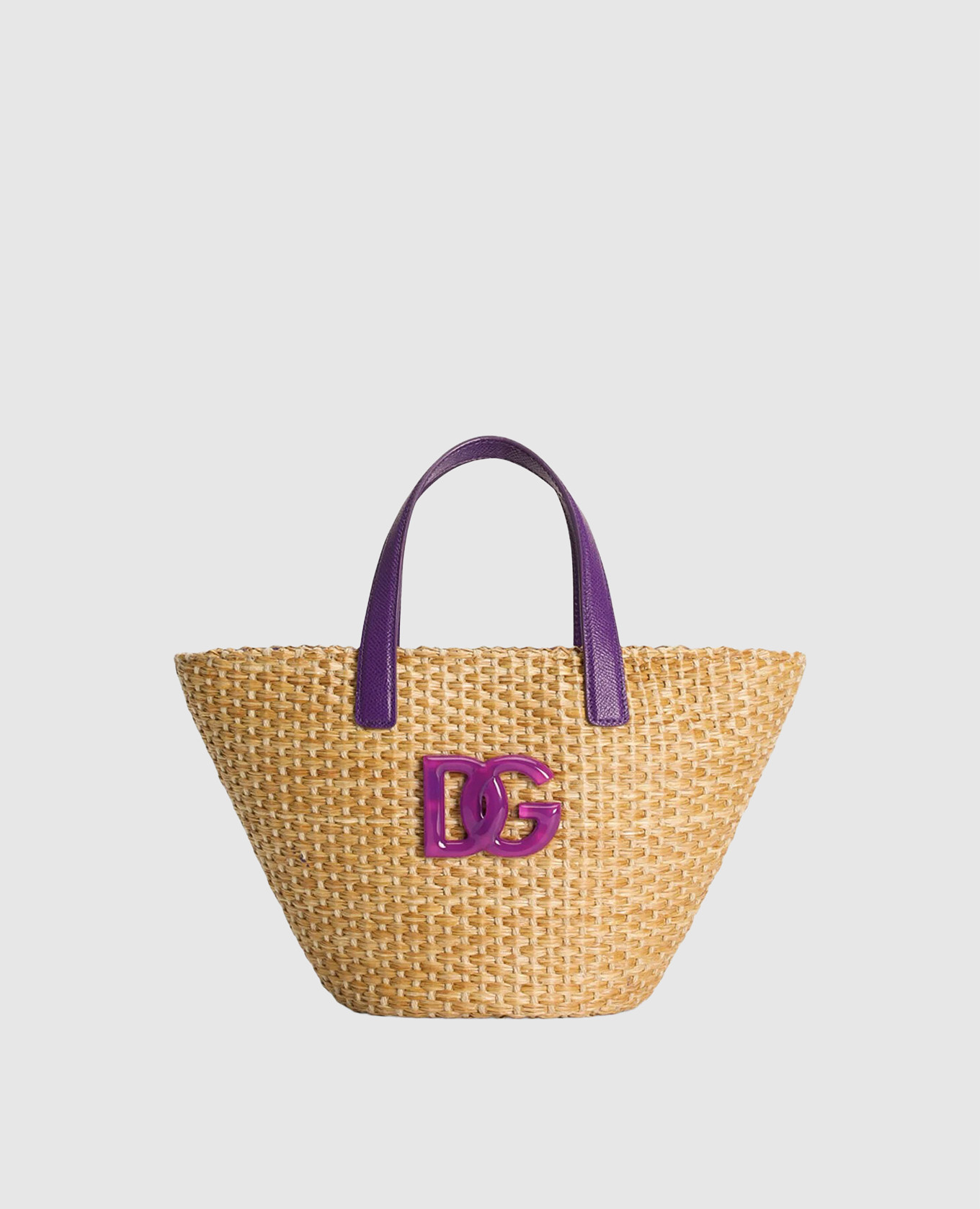 

Children's beige woven bucket bag Dolce&Gabbana