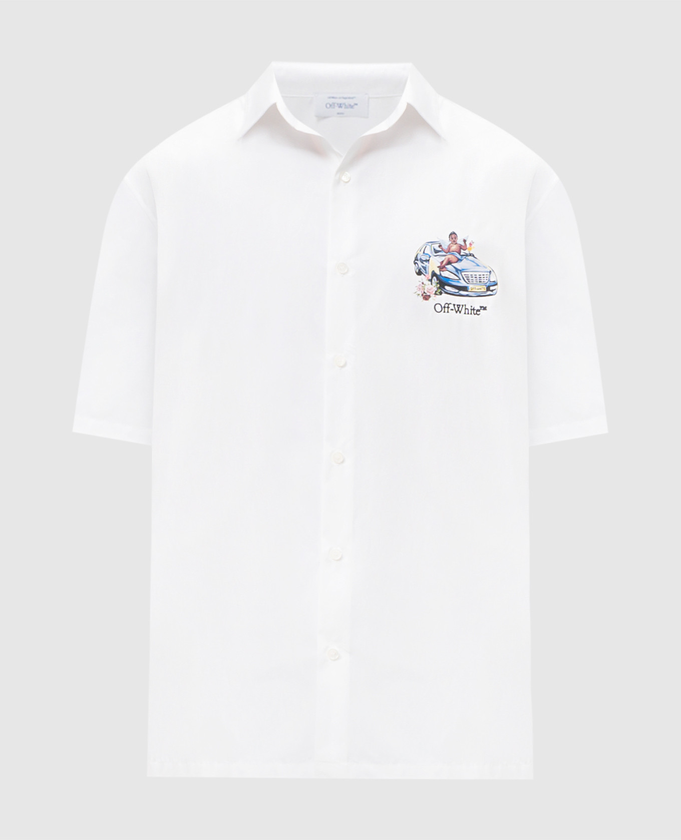 

White shirt with fresco print Off-White