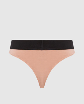 Tom Ford Beige thong panties with logo KNJ009JEX011