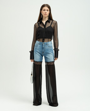 Nensi Dojaka Combined jeans with lace NDAW23DEN002