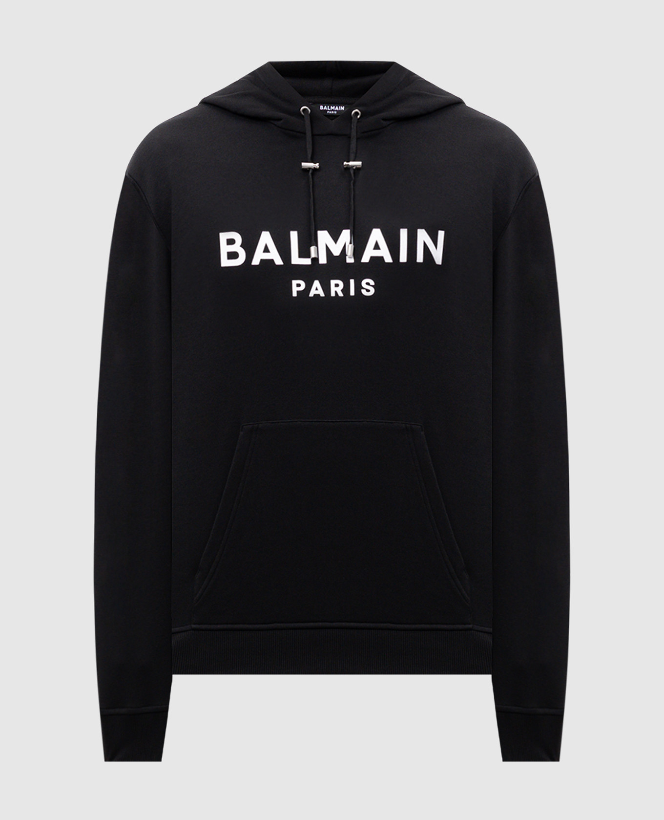 

Black hoodie with logo print Balmain